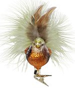 Bullfinch Clip-on Bird<br>Inge-glas Ornament